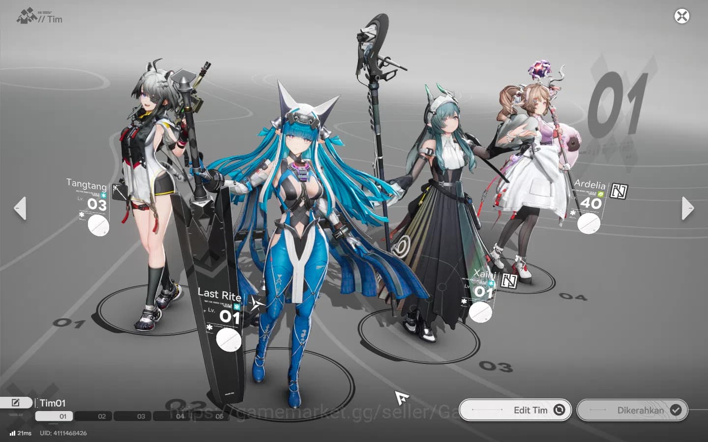 Arknights: Endfield Accounts Asia Lv 47 18k Oro|4 SSR[Tangtang+Sign,Lastrite,Em image 14