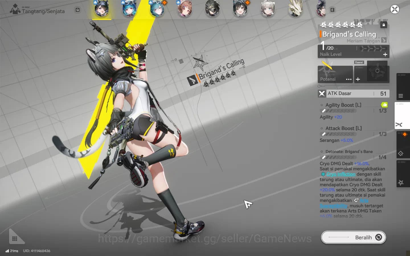 Arknights: Endfield Accounts Asia Lv 47 18k Oro|4 SSR[Tangtang+Sign,Lastrite,Em image 3