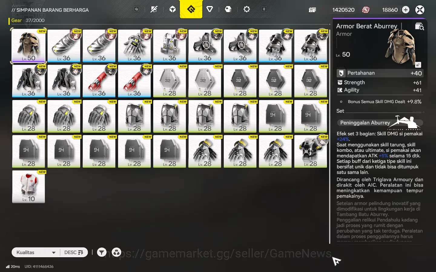 Arknights: Endfield Accounts Asia Lv 47 18k Oro|4 SSR[Tangtang+Sign,Lastrite,Em image 8