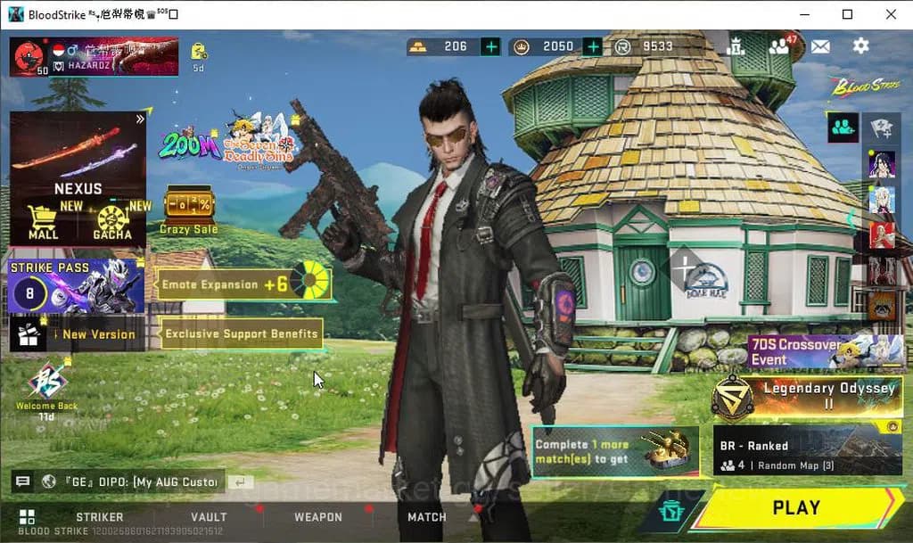 Blood Strike Accounts ASIA|7 ULTRA [ZERO,ETHAN,JET,NOVA,INP-9,URB,Origin image 1