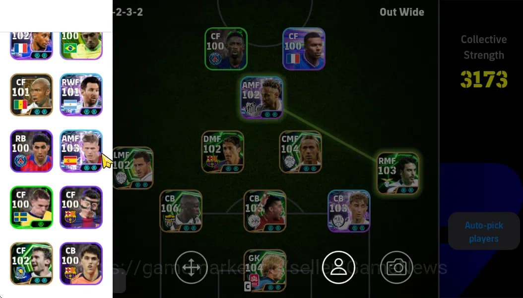 eFootball Accounts Mobile|Lilian Thuram(Long-Reach Tackle),Guti(Visio image 3