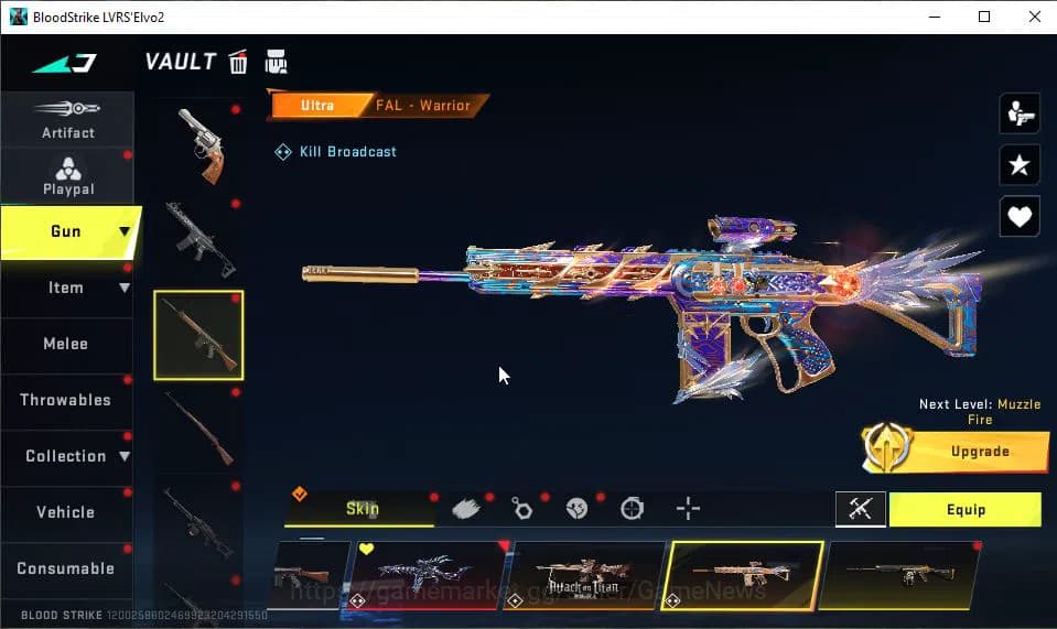 Blood Strike Accounts ASIA|Melee ULTRA Butterfly Knife|28 ULTRA[JET,KRAK image 13