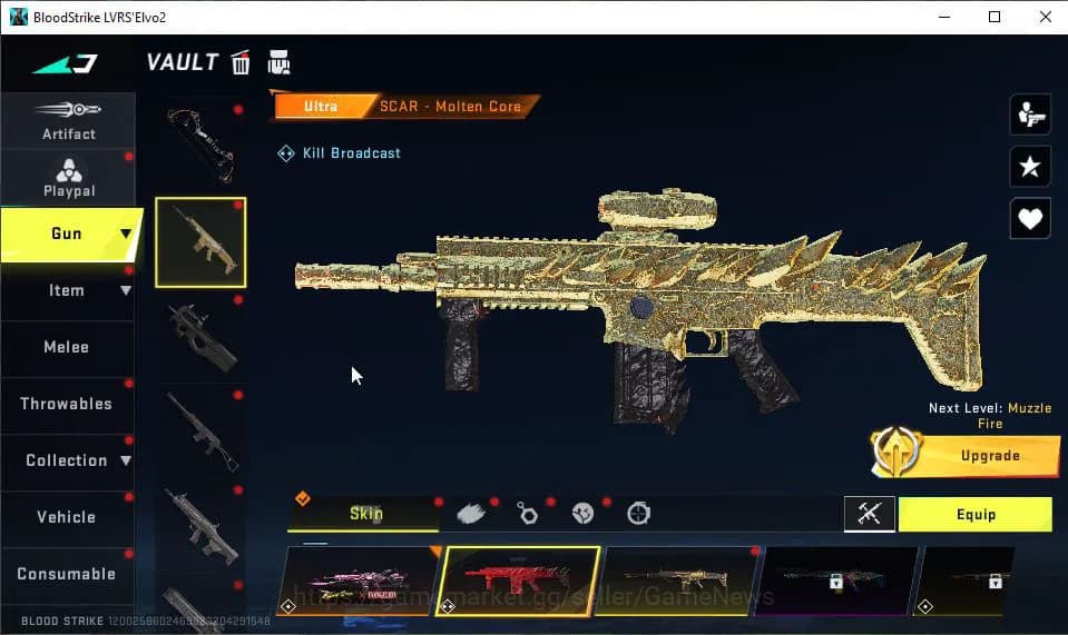 Blood Strike Accounts ASIA|Melee ULTRA Butterfly Knife|28 ULTRA[JET,KRAK image 16