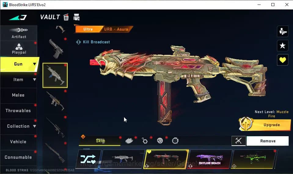 Blood Strike Accounts ASIA|Melee ULTRA Butterfly Knife|28 ULTRA[JET,KRAK image 18