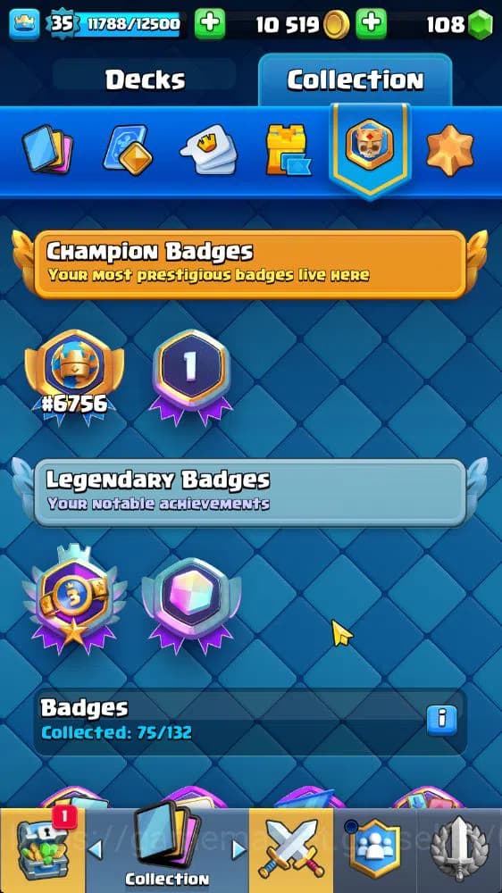 Clash Royale Accounts Lv 35|Trophy 6676|KTL 12|Limited Skin|Card 120|2 H image 12