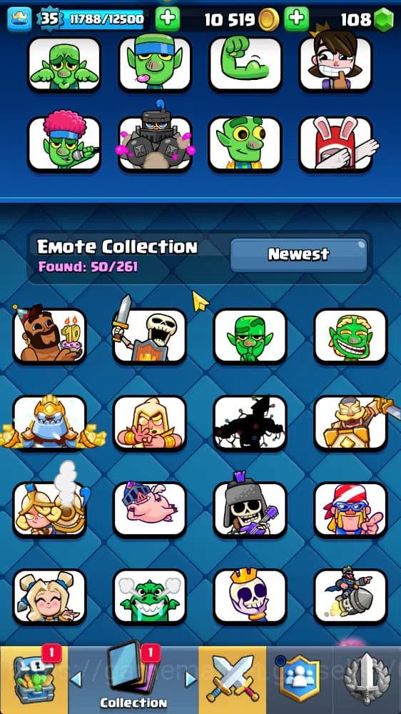 Clash Royale Accounts Lv 35|Trophy 6676|KTL 12|Limited Skin|Card 120|2 H image 7