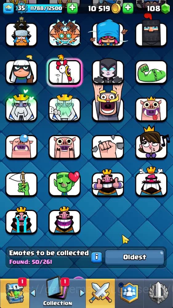 Clash Royale Accounts Lv 35|Trophy 6676|KTL 12|Limited Skin|Card 120|2 H image 8