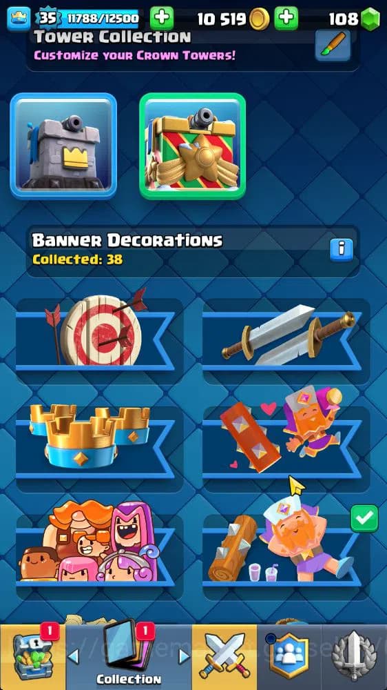 Clash Royale Accounts Lv 35|Trophy 6676|KTL 12|Limited Skin|Card 120|2 H image 9