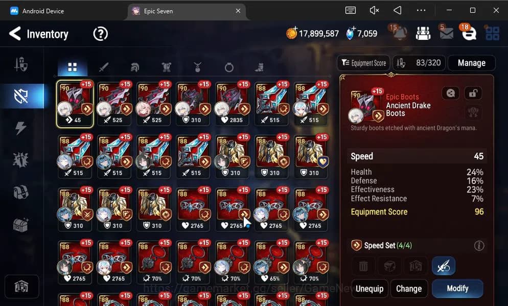 Epic Seven Accounts GLOBAL UNVERIF|8 ML(BArunka,LOT Scales,SP Politis, image 10