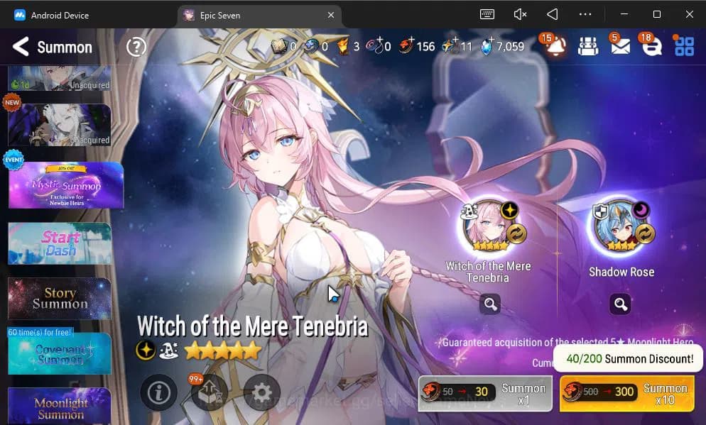 Epic Seven Accounts GLOBAL UNVERIF|8 ML(BArunka,LOT Scales,SP Politis, image 13