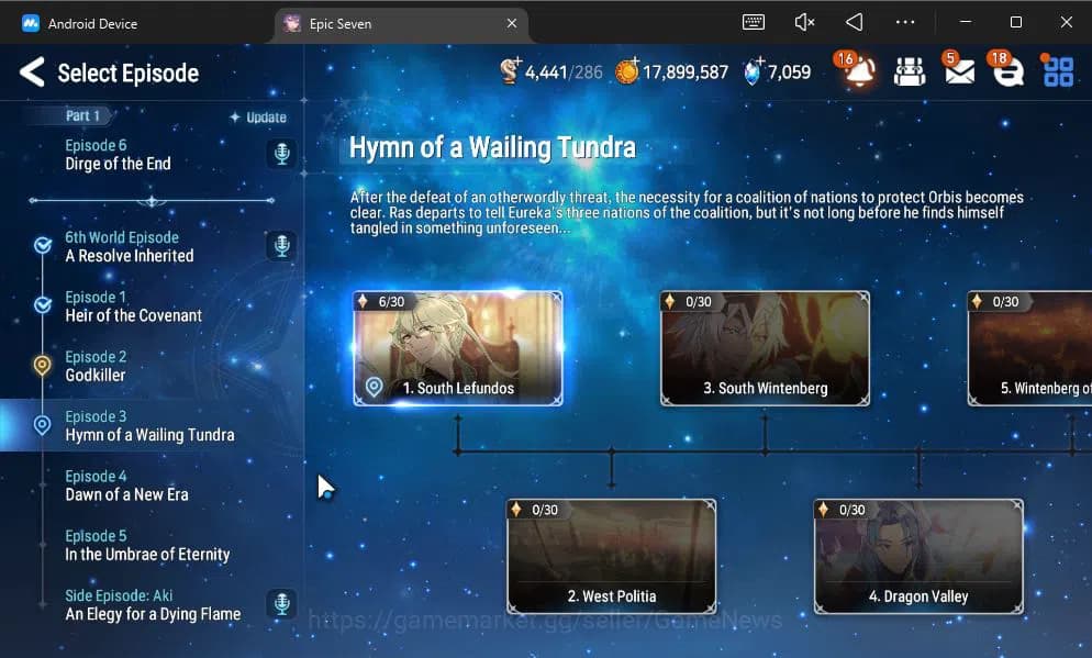 Epic Seven Accounts GLOBAL UNVERIF|8 ML(BArunka,LOT Scales,SP Politis, image 20