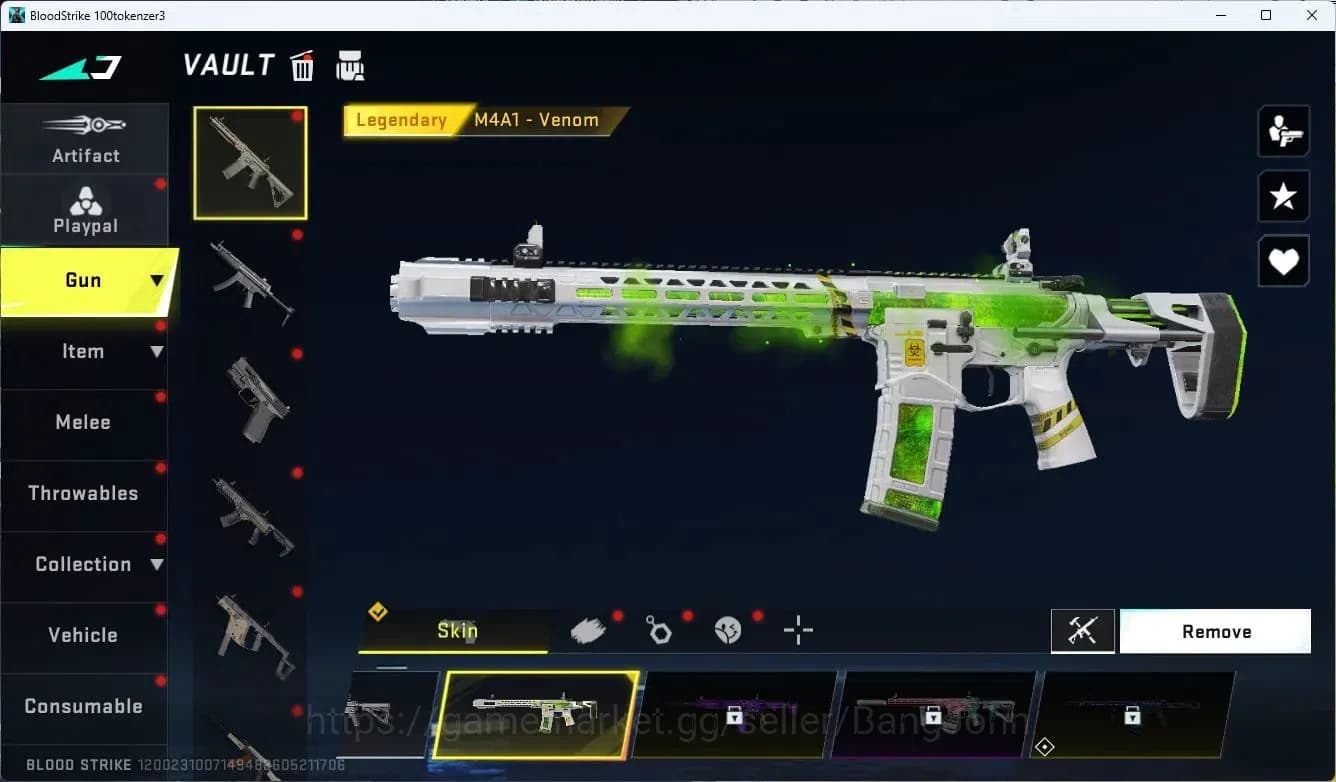 Blood Strike Accounts ASIA | ULTRA UMP45 Oni Piercer | 4 LEGENDARY GUN | image 4