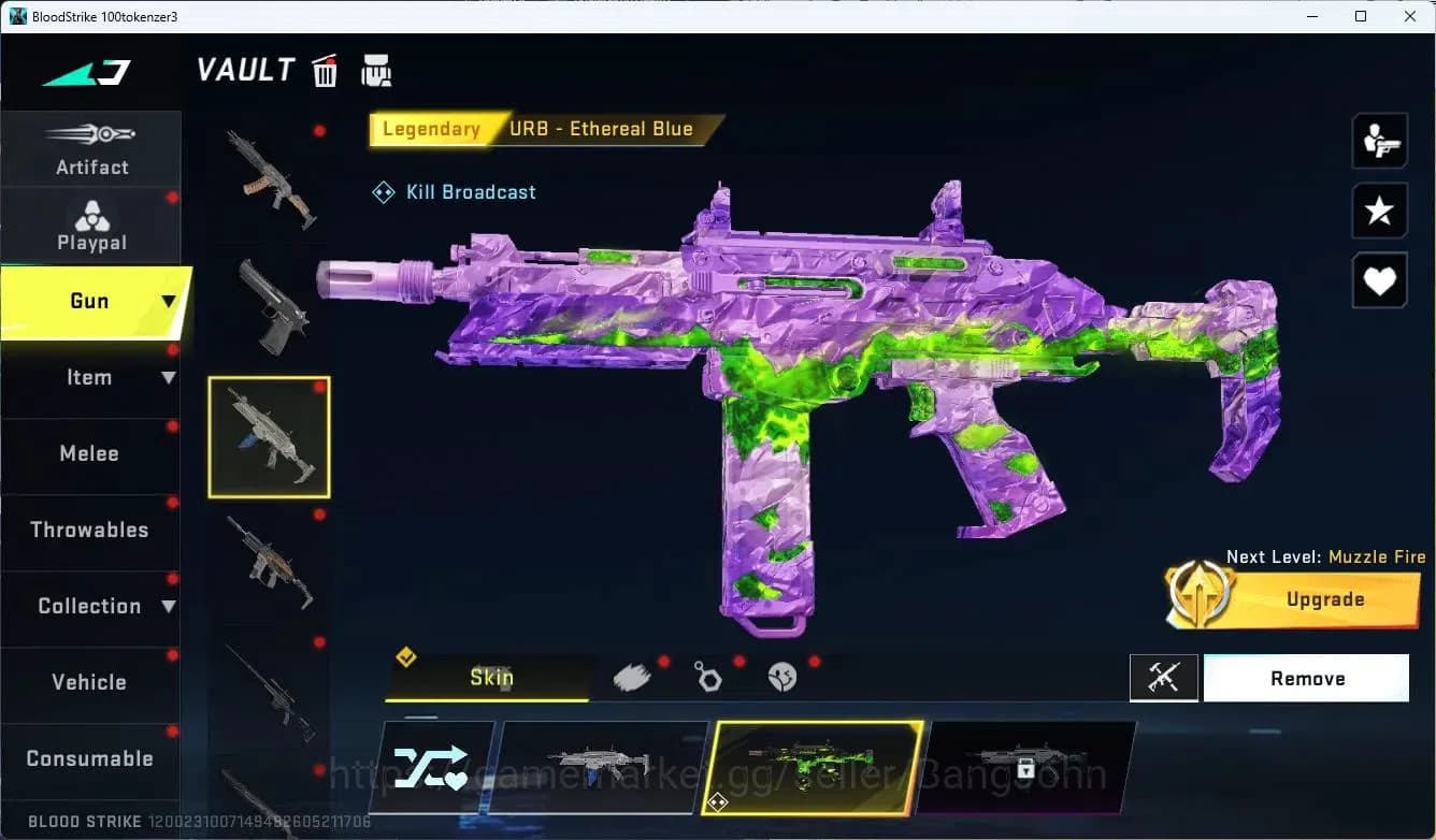 Blood Strike Accounts ASIA | ULTRA UMP45 Oni Piercer | 4 LEGENDARY GUN | image 5