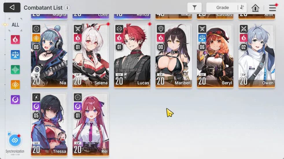 Chaos Zero Nightmare Accounts GLOBAL Lv 35|9 SSR [Chizuru,Yuki,HaruM1,KhalipeM1, image 4