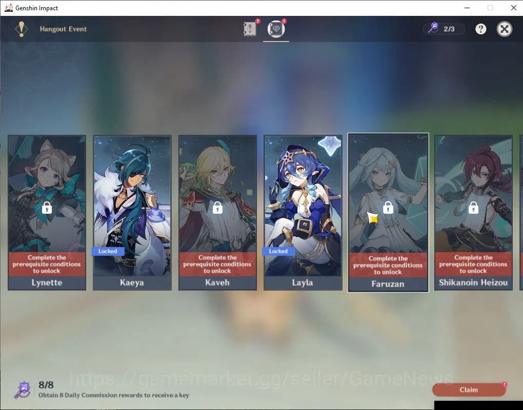 Genshin Impact Accounts ASIA|AR 55|3 Limited +1(*5Weapon)|NaviaC5,Columbin image 3
