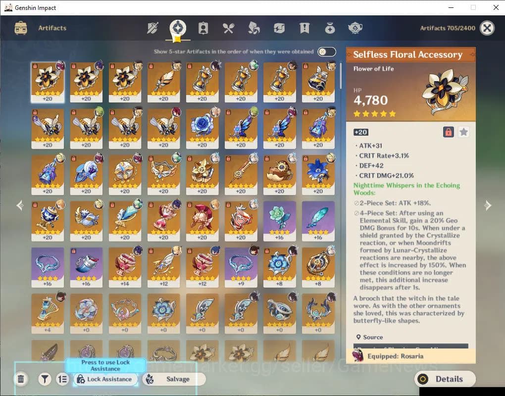 Genshin Impact Accounts ASIA|AR 55|3 Limited +1(*5Weapon)|NaviaC5,Columbin image 10