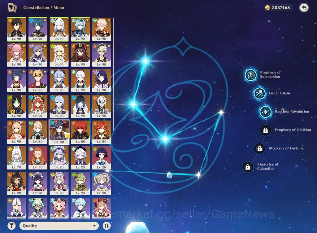 Genshin Impact Accounts ASIA|AR60|PreamTeam HuTaoC1+sign|16Limit+9(*5WP)|Y image 6