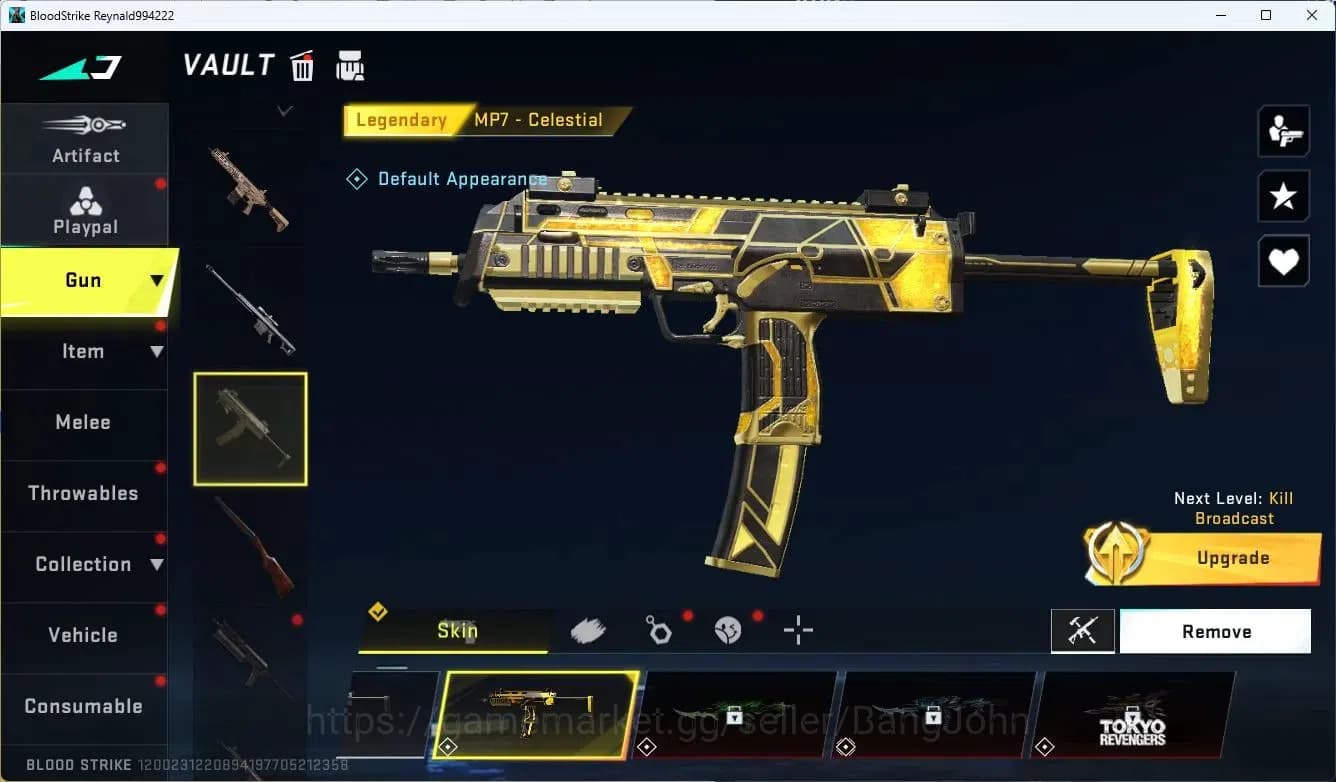 Blood Strike Accounts ASIA | 2 TR Guns: MCX,MP7|1 Ultra Skin|1 Legendary image 5
