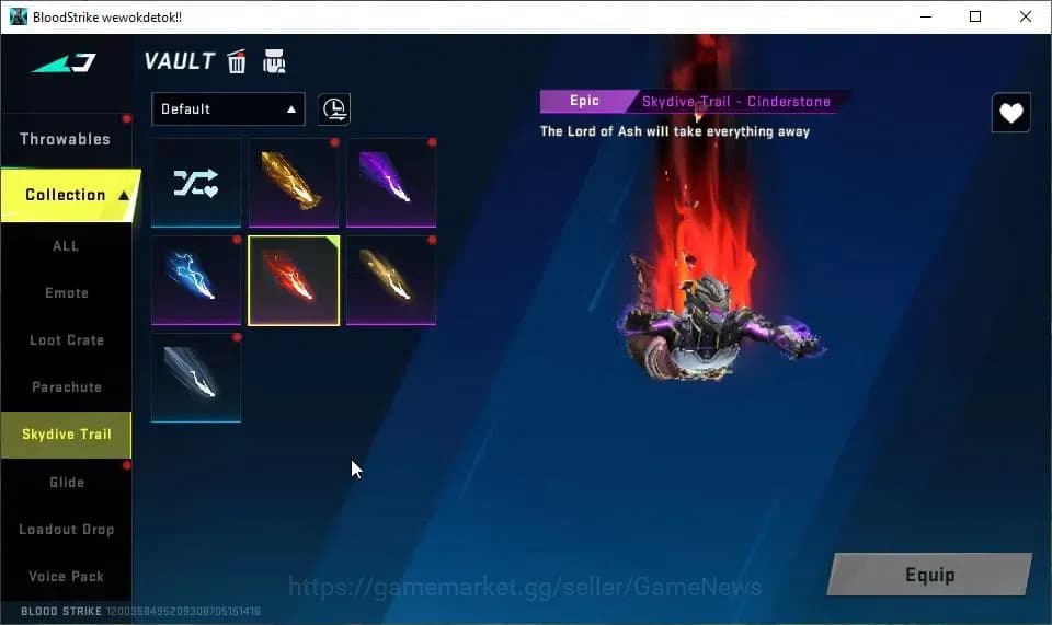 Blood Strike Accounts ASIA|AK47-Overload Eternal Lv3,Kar98k 7DS collab,8 image 19