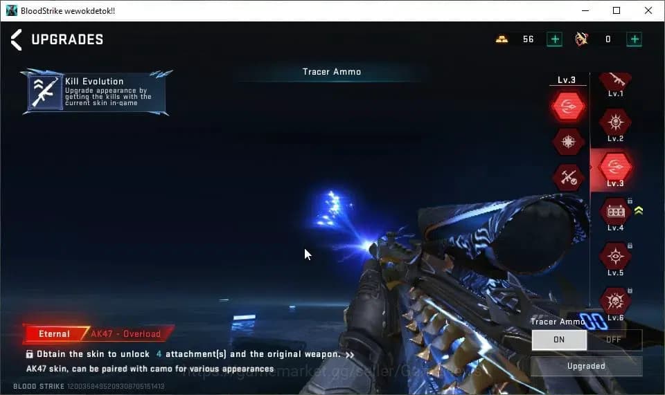 Blood Strike Accounts ASIA|AK47-Overload Eternal Lv3,Kar98k 7DS collab,8 image 9