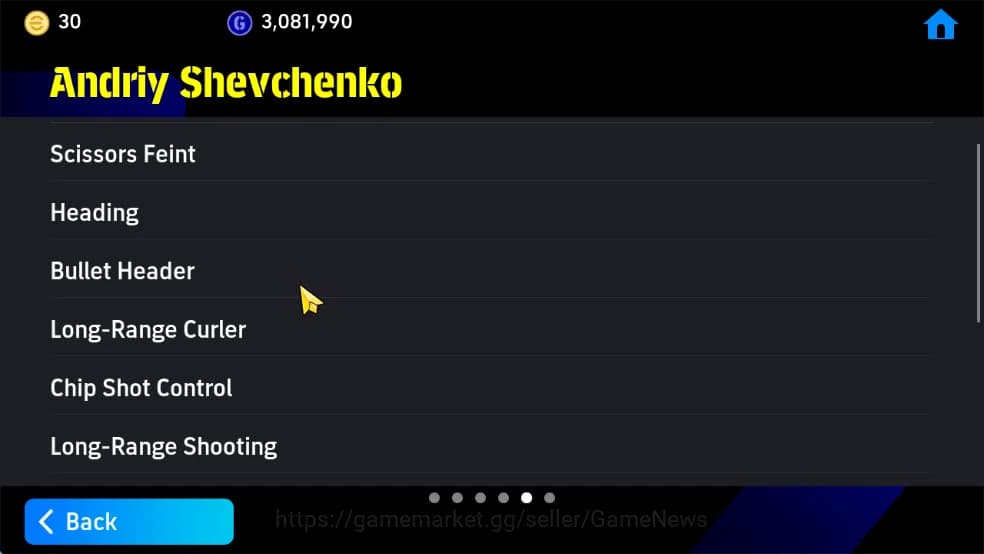 eFootball Accounts Mobile|Roy Makaay(PhenomFinishing),Andriy Shevchen image 8