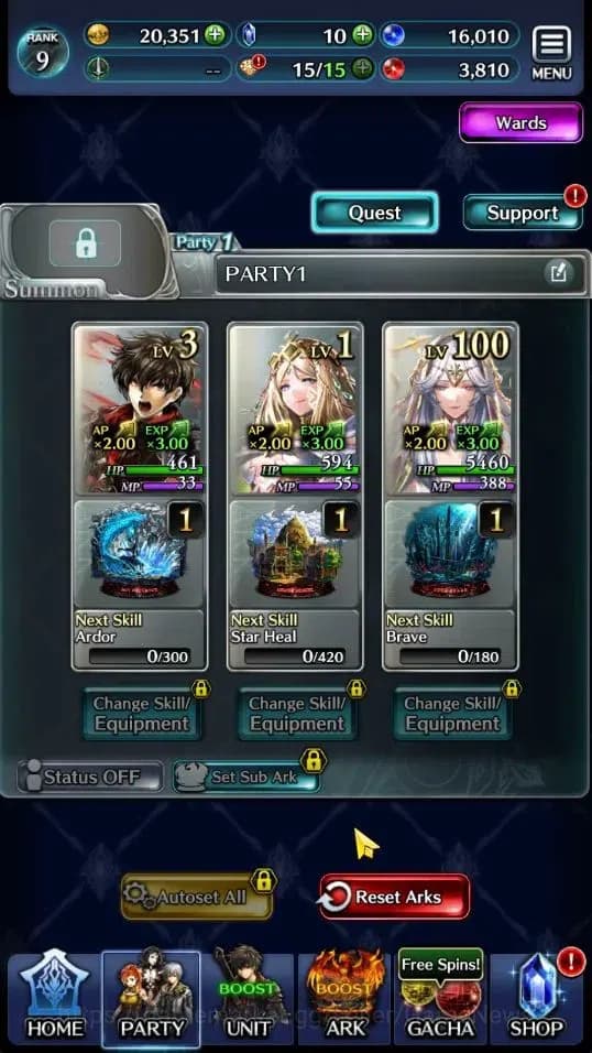 Last Cloudia Accounts GLOBAL|Rank 9|Starter|Top Tier Unit [Spirit Maiden image 3
