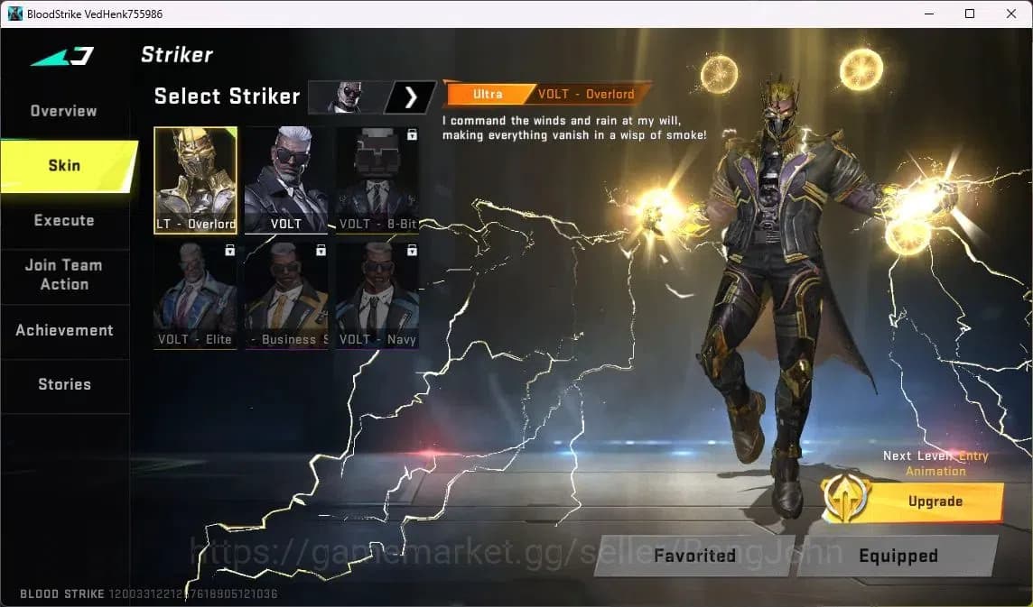Blood Strike Accounts ASIA | Legendary AK47-Venom | Legendary M4A1-Venom image 4
