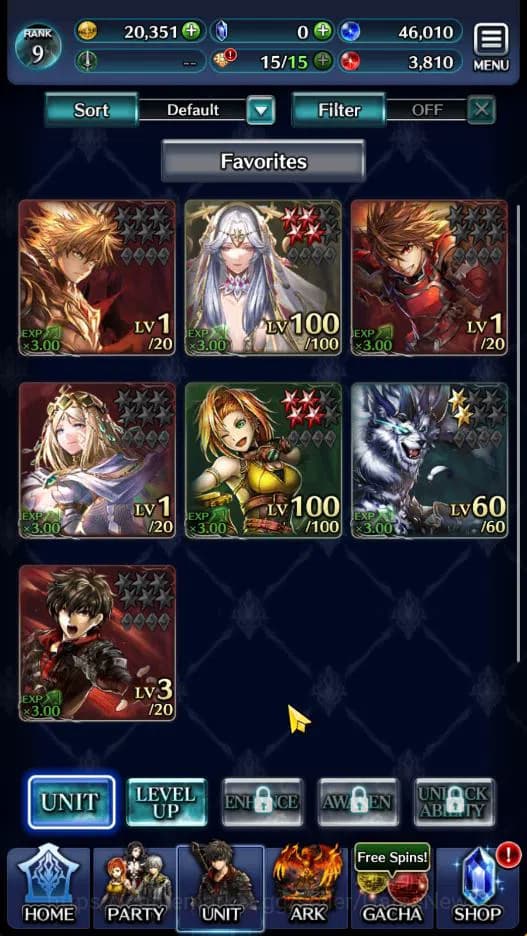 Last Cloudia Accounts GLOBAL|Rank 9|Top Tier Unit [Arkh King of Dragon,G image 1