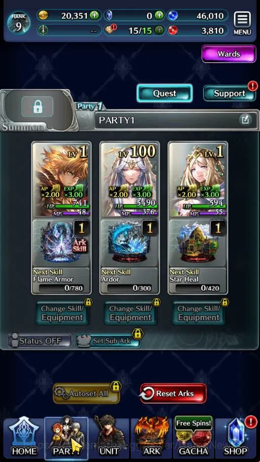 Last Cloudia Accounts GLOBAL|Rank 9|Top Tier Unit [Arkh King of Dragon,G image 3