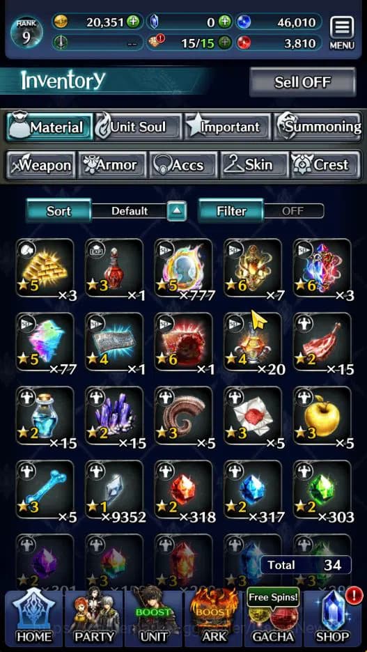 Last Cloudia Accounts GLOBAL|Rank 9|Top Tier Unit [Arkh King of Dragon,G image 8