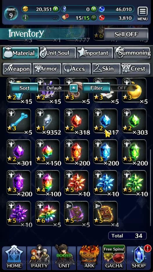 Last Cloudia Accounts GLOBAL|Rank 9|Top Tier Unit [Arkh King of Dragon,G image 9