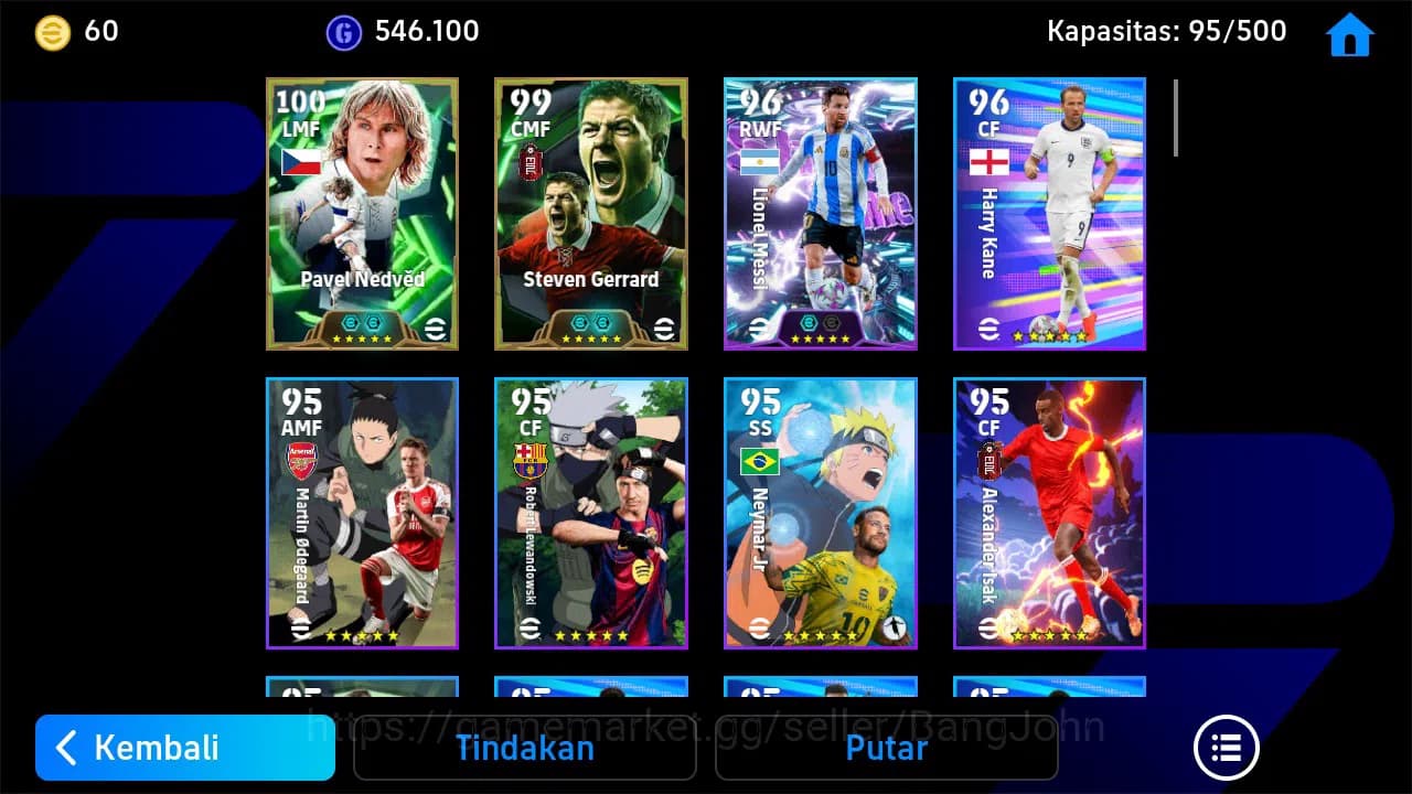 eFootball Accounts ANDROID|PW 3045|Epic Pavel Nedved Gerrald|Showtime image 3