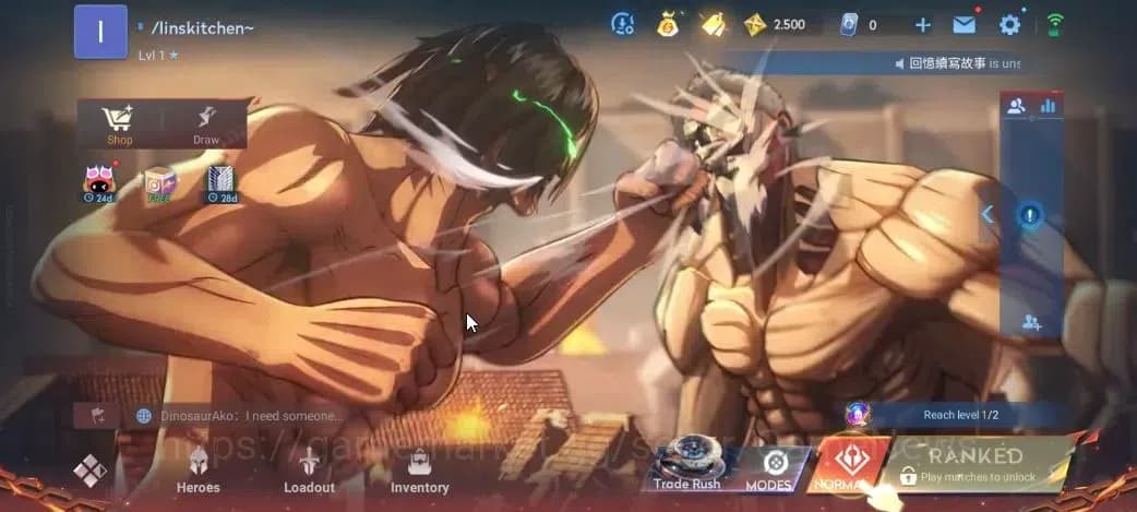 Honor of Kings Accounts Hero 7|Starter with Legend Skin Selection Chest(Di image 1