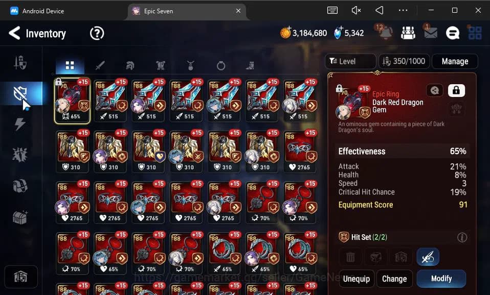 Epic Seven Accounts GLOBAL Unverif|New Era|7 ML(LOTScales,SP Politis,S image 11