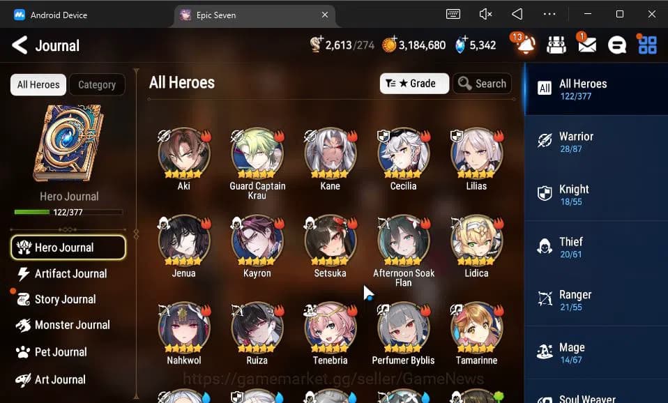 Epic Seven Accounts GLOBAL Unverif|New Era|7 ML(LOTScales,SP Politis,S image 15