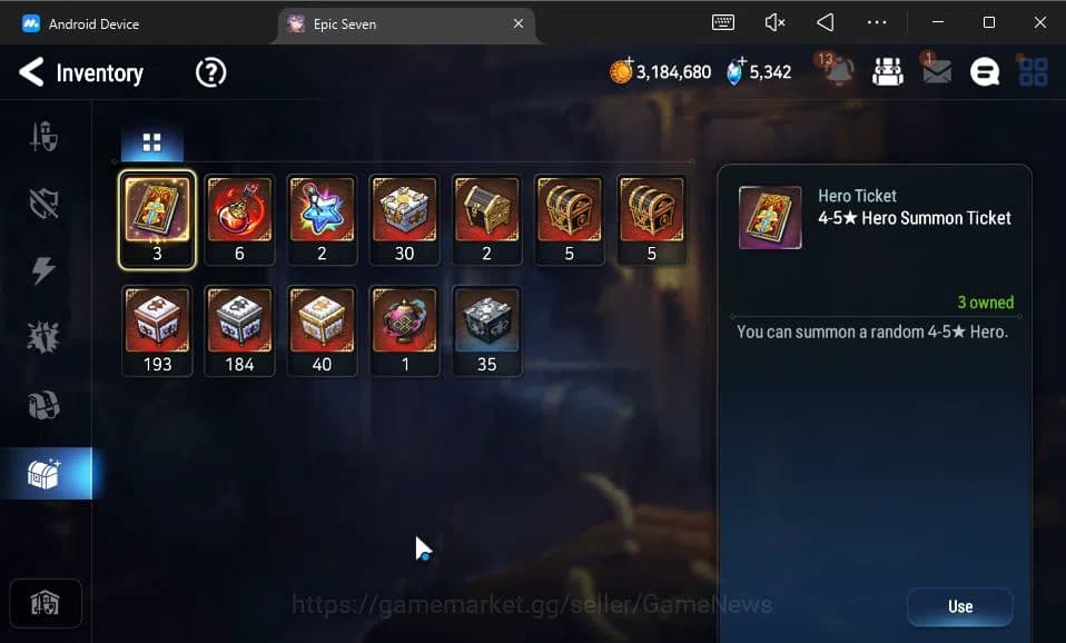 Epic Seven Accounts GLOBAL Unverif|New Era|7 ML(LOTScales,SP Politis,S image 7