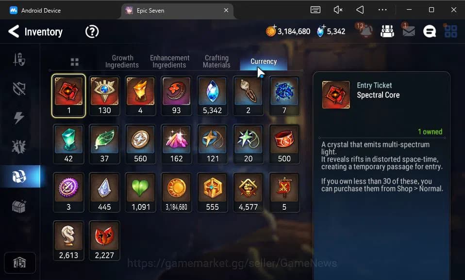 Epic Seven Accounts GLOBAL Unverif|New Era|7 ML(LOTScales,SP Politis,S image 8