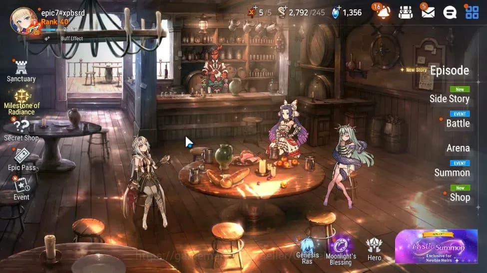 Epic Seven Accounts GLOBAL Unverif|New Era|6 ML(Salome,E Ilynav,Ruele image 1