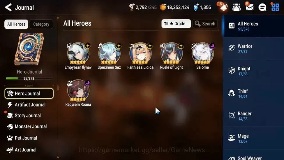 Epic Seven Accounts GLOBAL Unverif|New Era|6 ML(Salome,E Ilynav,Ruele image 6