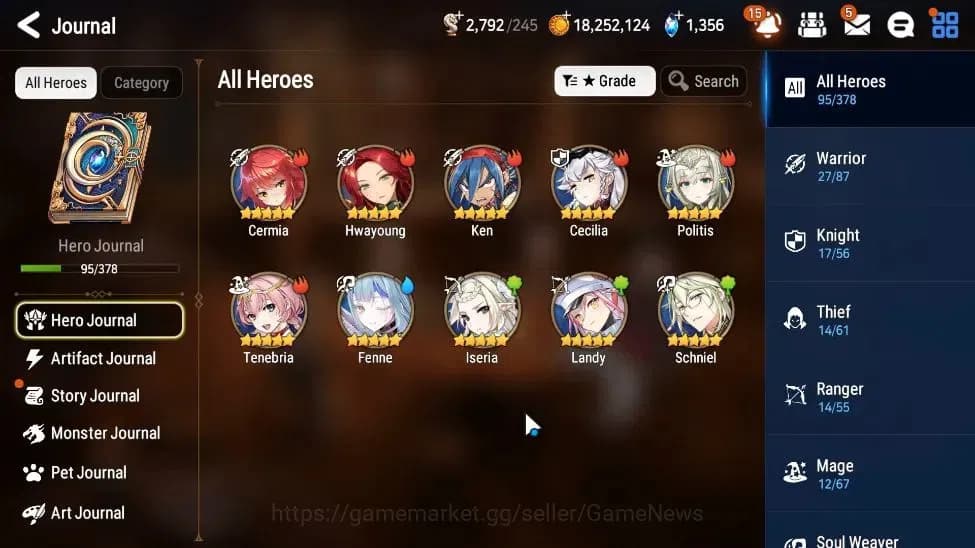 Epic Seven Accounts GLOBAL Unverif|New Era|6 ML(Salome,E Ilynav,Ruele image 7