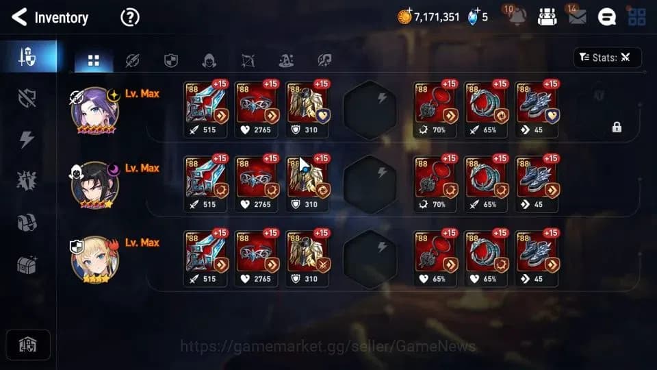 Epic Seven Accounts GLOBAL Unverif|New Era|Starter 3 ML(Salome,DK Shar image 12