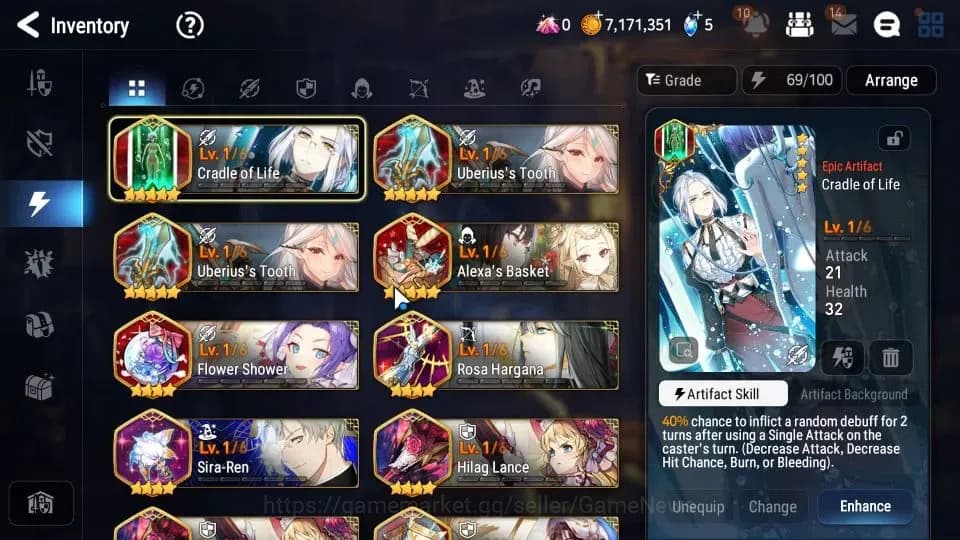Epic Seven Accounts GLOBAL Unverif|New Era|Starter 3 ML(Salome,DK Shar image 14