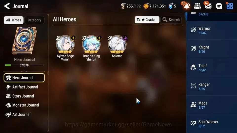 Epic Seven Accounts GLOBAL Unverif|New Era|Starter 3 ML(Salome,DK Shar image 6