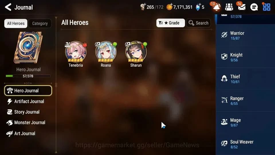 Epic Seven Accounts GLOBAL Unverif|New Era|Starter 3 ML(Salome,DK Shar image 7