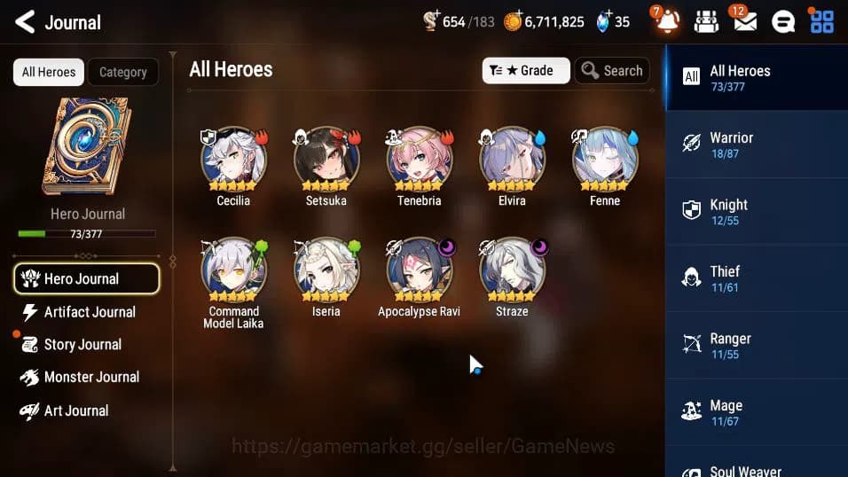 Epic Seven Accounts GLOBAL Unverif|New Era|2 ML(Straze,Apocalypse Ravi image 15