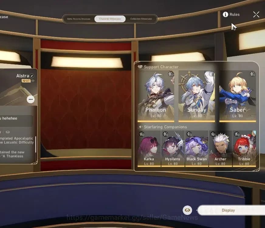 Honkai Star Rail Accounts Asia|TL 70|Free GI|20 SRSP|15 Limited|[Sunday,Sabe image 2