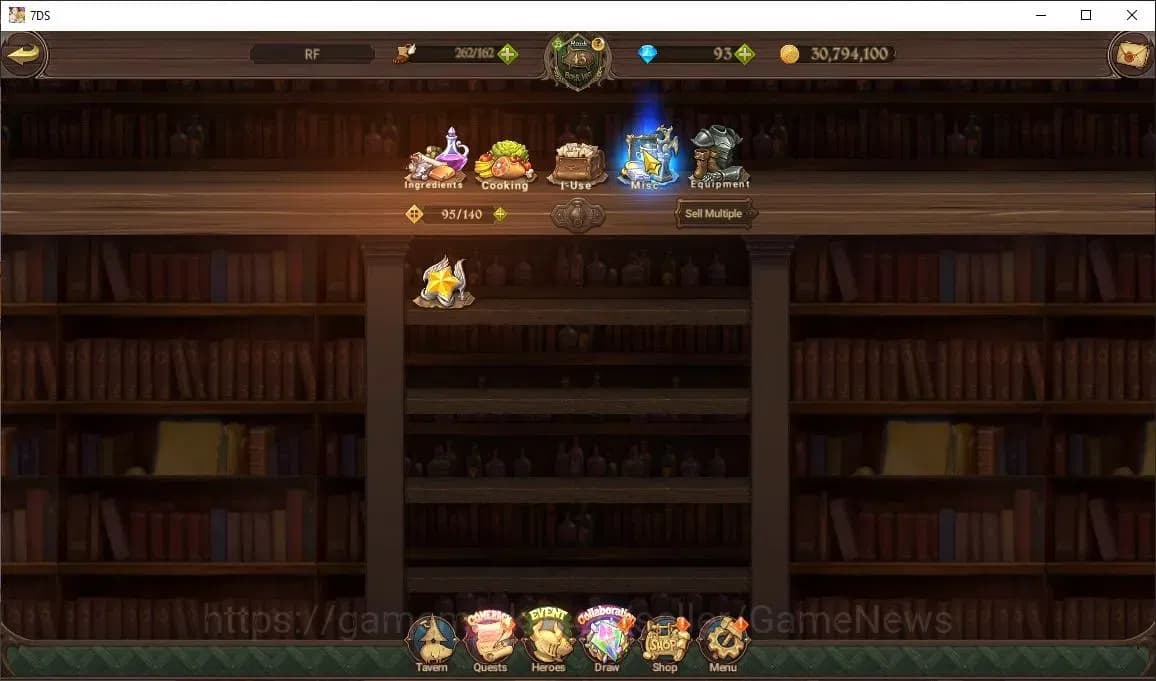 The Seven Deadly Sins: Grand Cross Accounts Global|657K CC|Chapter 4|4 UR+Collab ReZero|Trista image 14