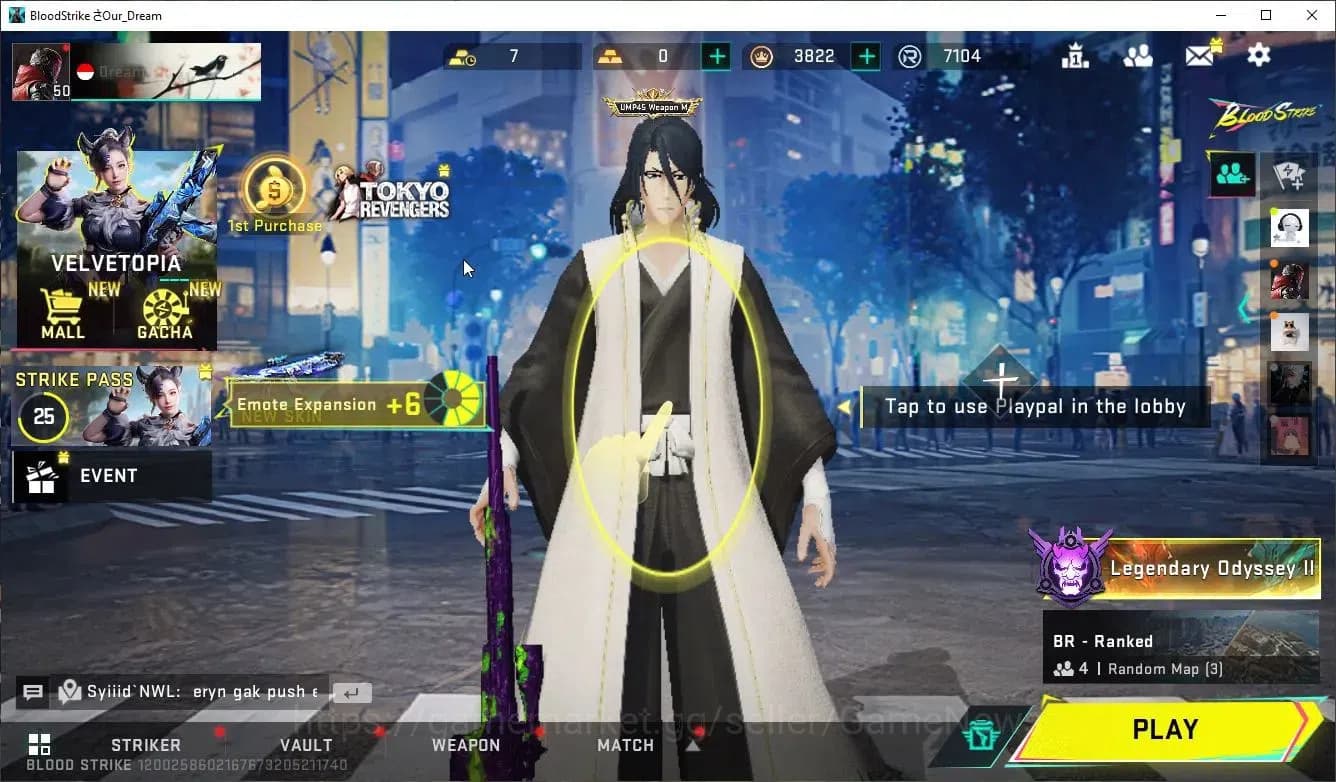 Blood Strike Accounts Asia|ETERNAL Zero,DeAgle+MELEE DualBlades,Collab 7 image 1