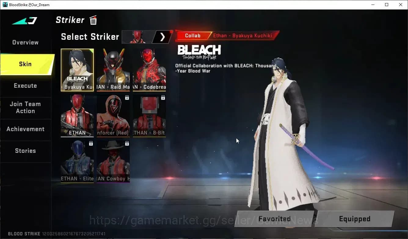 Blood Strike Accounts Asia|ETERNAL Zero,DeAgle+MELEE DualBlades,Collab 7 image 6