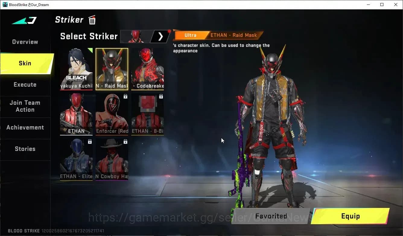 Blood Strike Accounts Asia|ETERNAL Zero,DeAgle+MELEE DualBlades,Collab 7 image 7